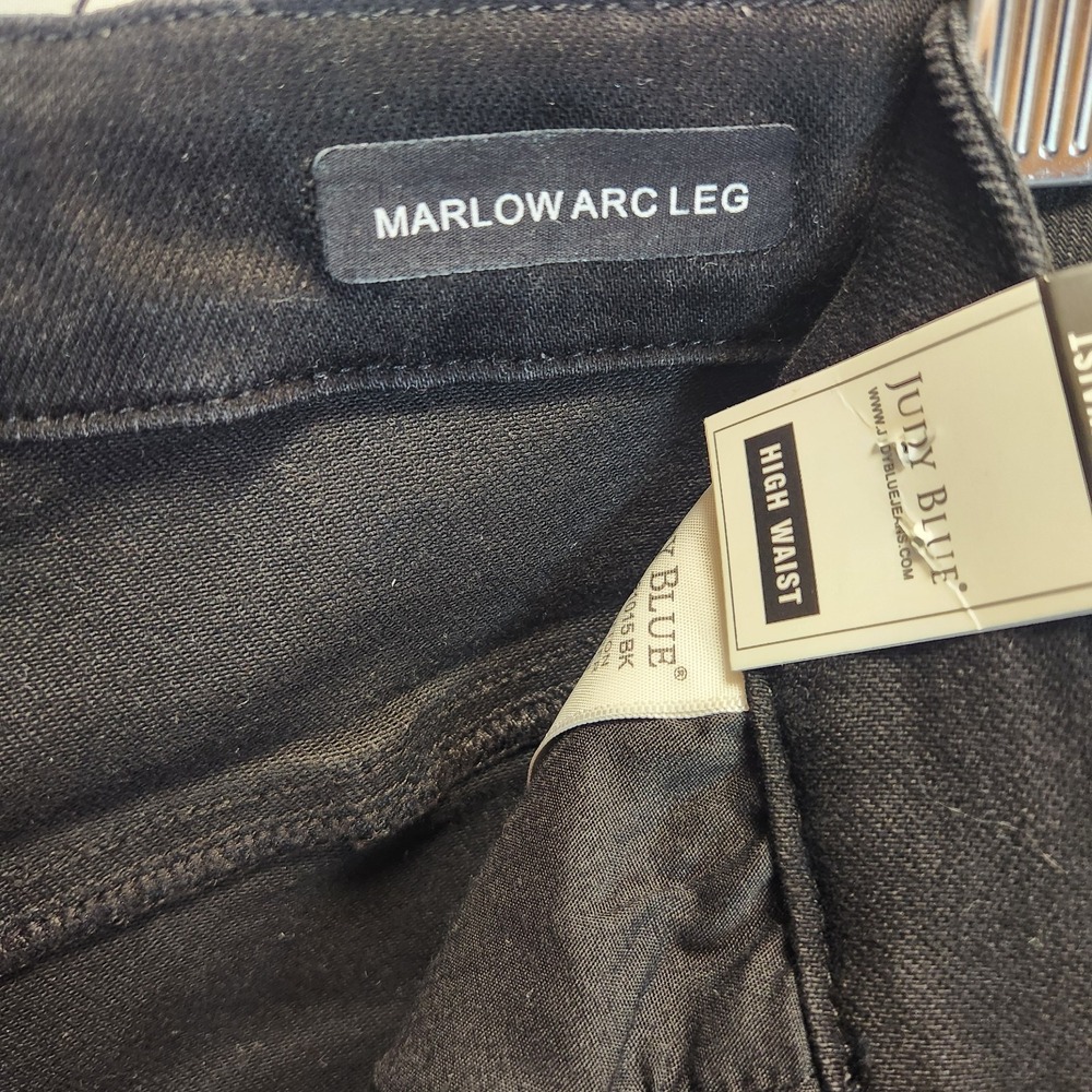 NWT Judy Blue Marlow Arc Rigid Magic Black Women`s Jeans JB881015 Size 11/30 - Picture 4 of 12